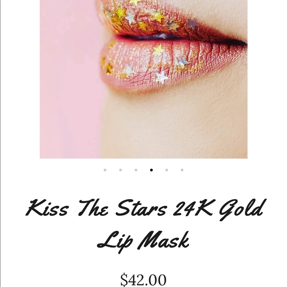 NEW AMNH Kiss the Stars 24k lip plumping mask